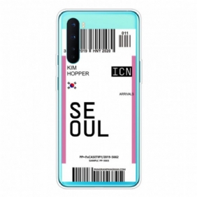 Case OnePlus Nord Soul Boarding Pass