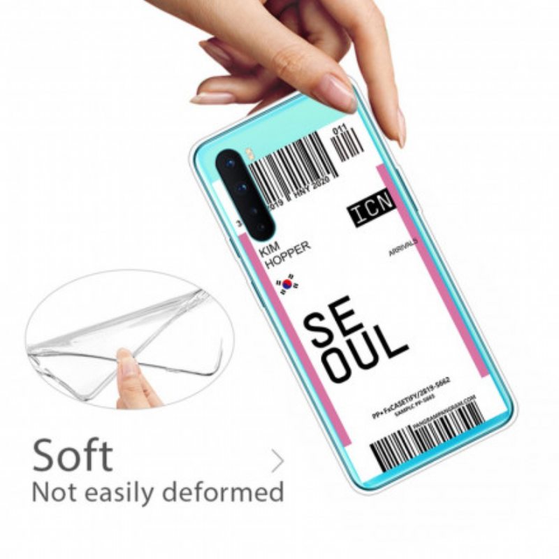 Case OnePlus Nord Soul Boarding Pass