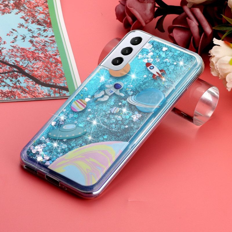 Case Samsung Galaxy S24 Plus 5g Puhelinkuoret Universe Glitter Liquid