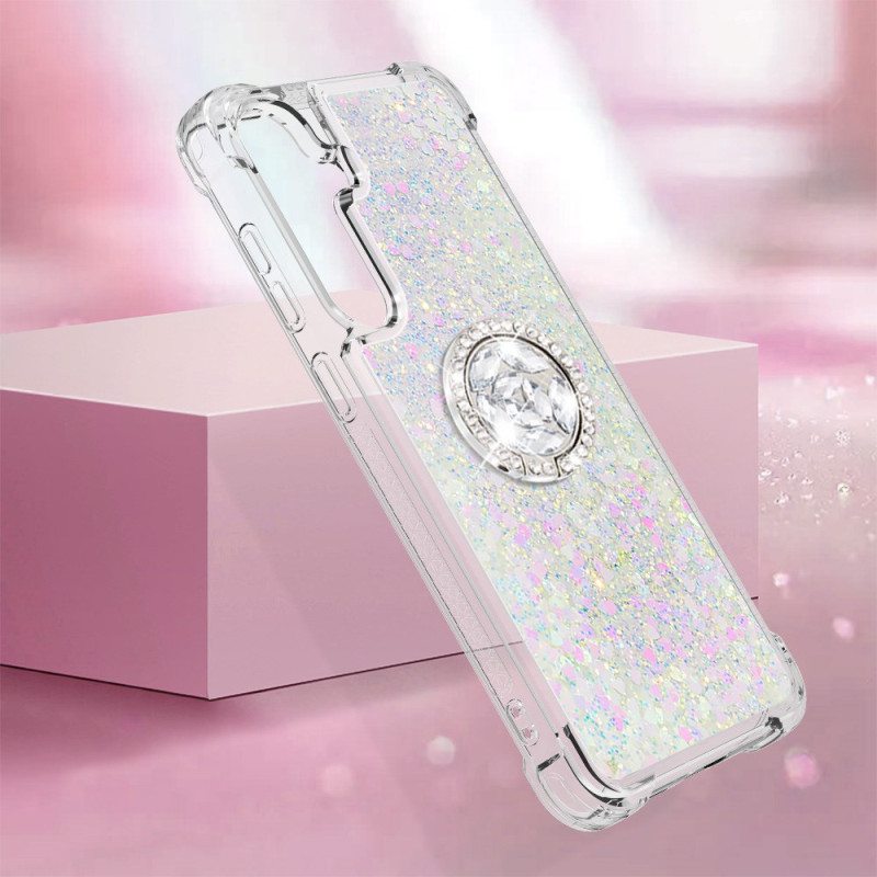 Kuori Samsung Galaxy S24 Plus 5g Glitter Ring -tuki