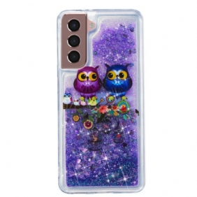 Kuori Samsung Galaxy S24 Plus 5g Two Owls Liquid Glitter