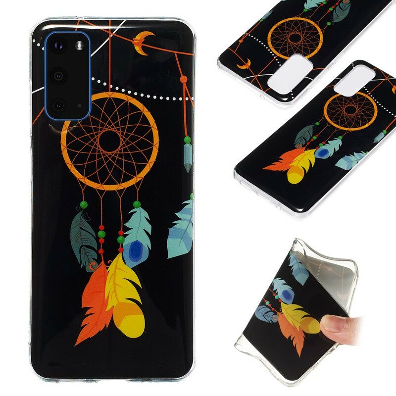 Case Samsung Galaxy S20 Ainutlaatuinen Fluoresoiva Dream Catcher