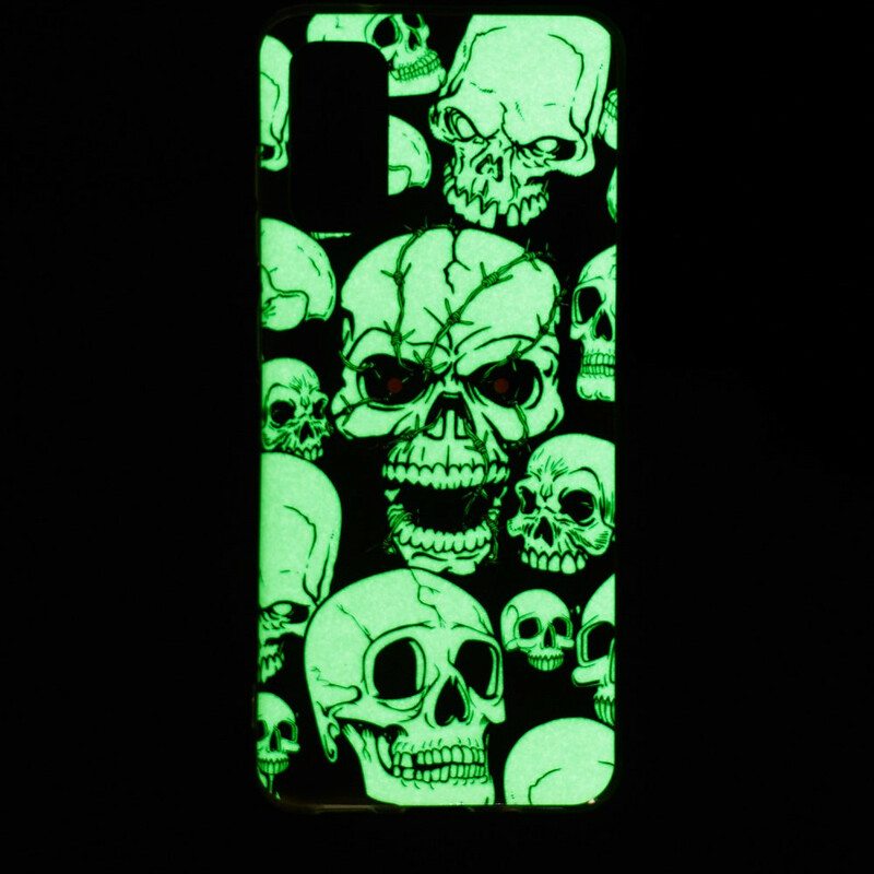 Case Samsung Galaxy S20 Varoitus Fluoresoivat Kallot