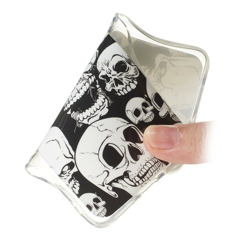 Case Samsung Galaxy S20 Varoitus Fluoresoivat Kallot