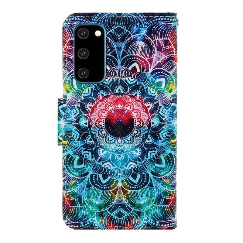 Kotelot Samsung Galaxy S20 Suojaketju Kuori Näyttävä Strappy Mandala