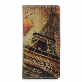 Flip Case Samsung Galaxy A02s Eiffel-torni Syksyllä