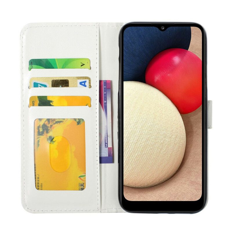 Flip Case Samsung Galaxy A02s Elämä Naura Rakkaus