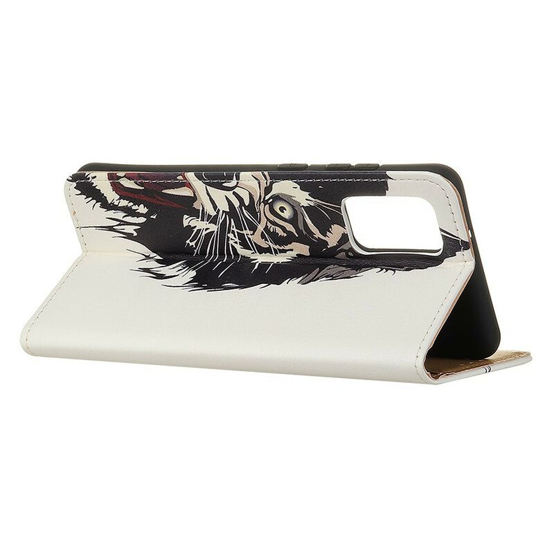 Flip Case Samsung Galaxy A02s Kova Tiikeri