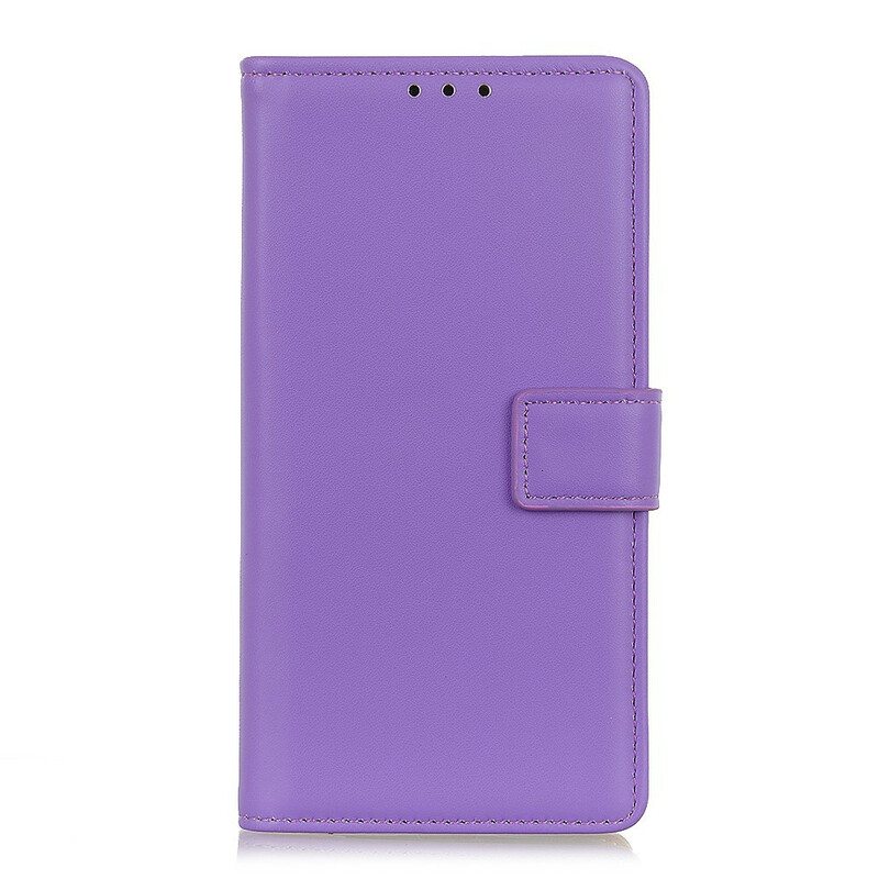 Flip Case Samsung Galaxy A02s Tavallista Keinonahkaa