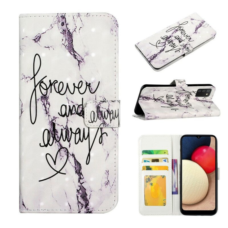 Kotelot Samsung Galaxy A02s Marble Forever & Always