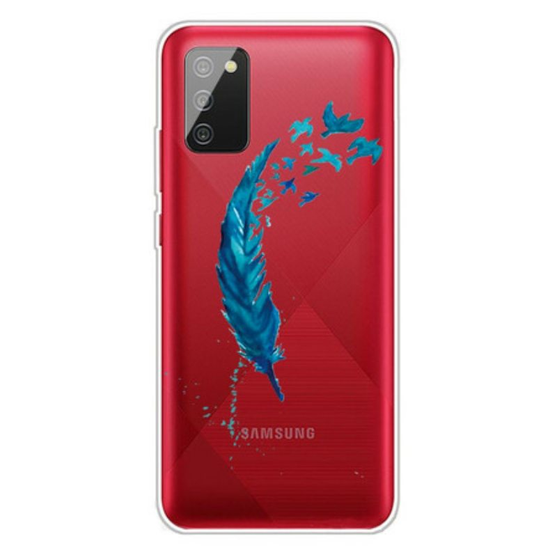 Kuori Samsung Galaxy A02s Kaunis Höyhen