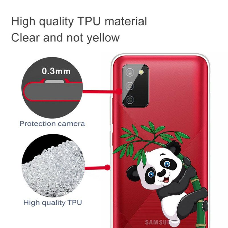 Kuori Samsung Galaxy A02s Saumaton Panda Bambulla