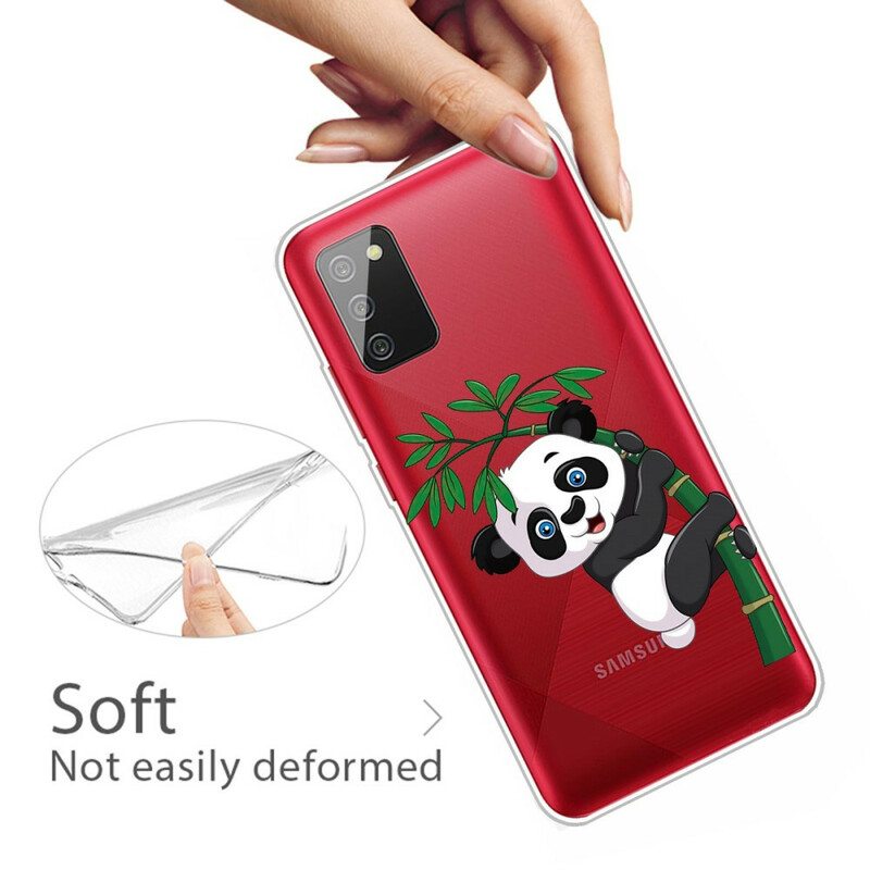 Kuori Samsung Galaxy A02s Saumaton Panda Bambulla