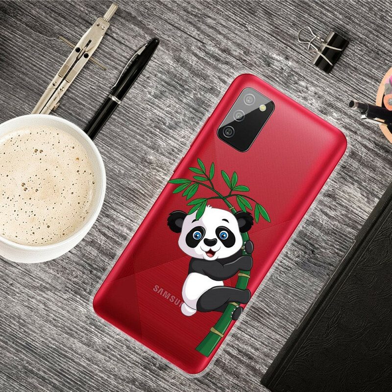 Kuori Samsung Galaxy A02s Saumaton Panda Bambulla