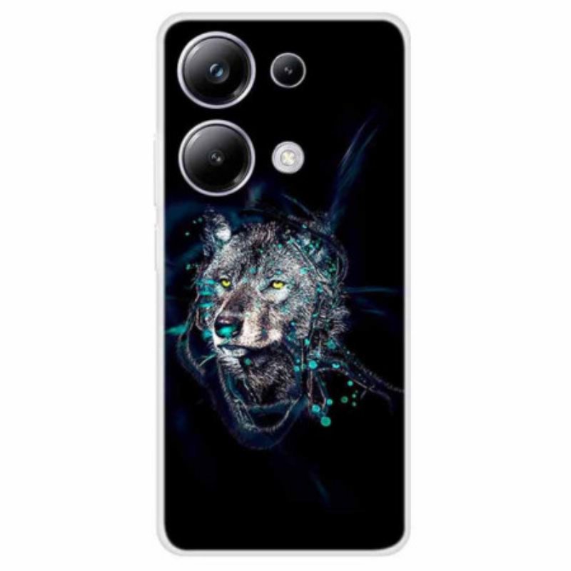 Kuori Xiaomi Redmi Note 13 Pro 4g Wolf Print