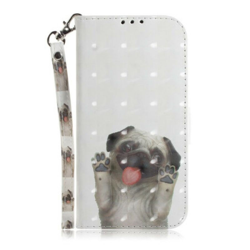 Flip Case Sony Xperia L4 Suojaketju Kuori Love My Dog Strong