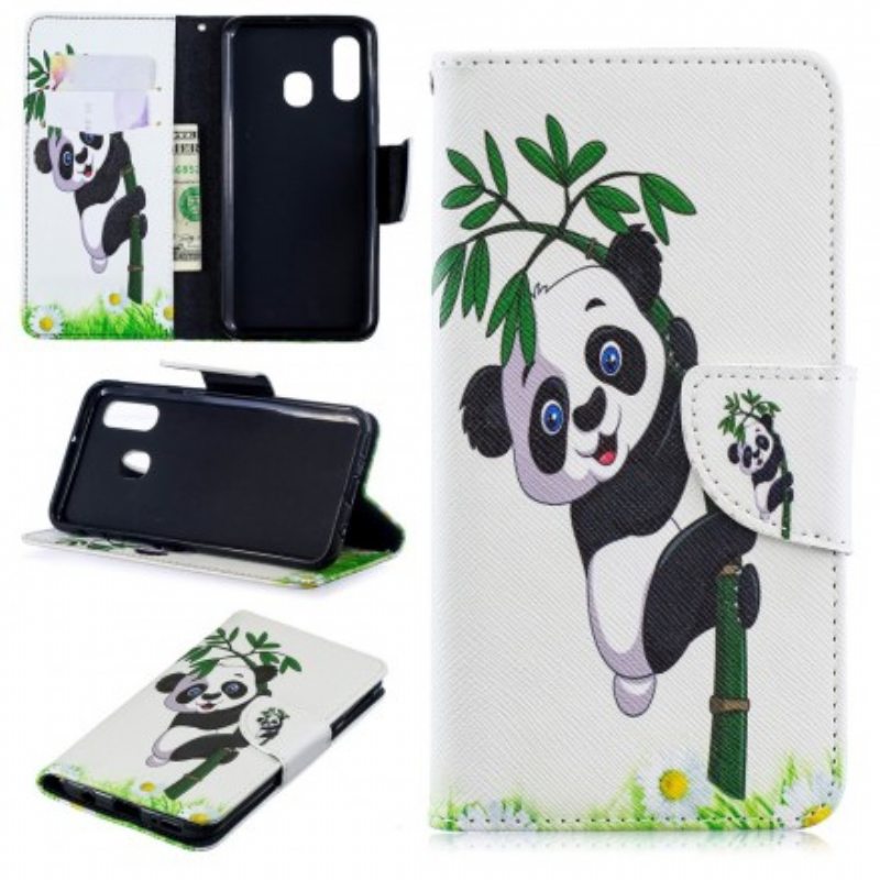 Kotelot Samsung Galaxy A40 Panda Bambulla