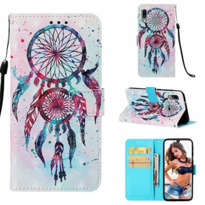 Kotelot Samsung Galaxy A40 Red Dream Catcher