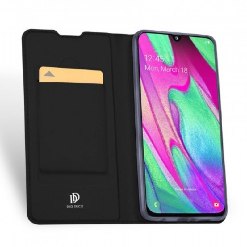 Puhelinkuoret Samsung Galaxy A40 Kotelot Flip Skin Pro Dux Ducis