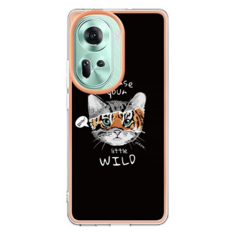 Case Oppo Reno 11 5g Puhelinkuoret Kissa Ja Tiikeri