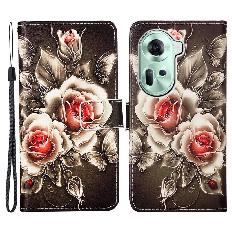 Kuoret Oppo Reno 11 5g Strap Roses