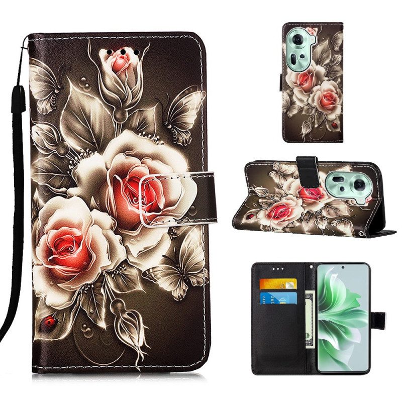 Kuoret Oppo Reno 11 5g Strap Roses