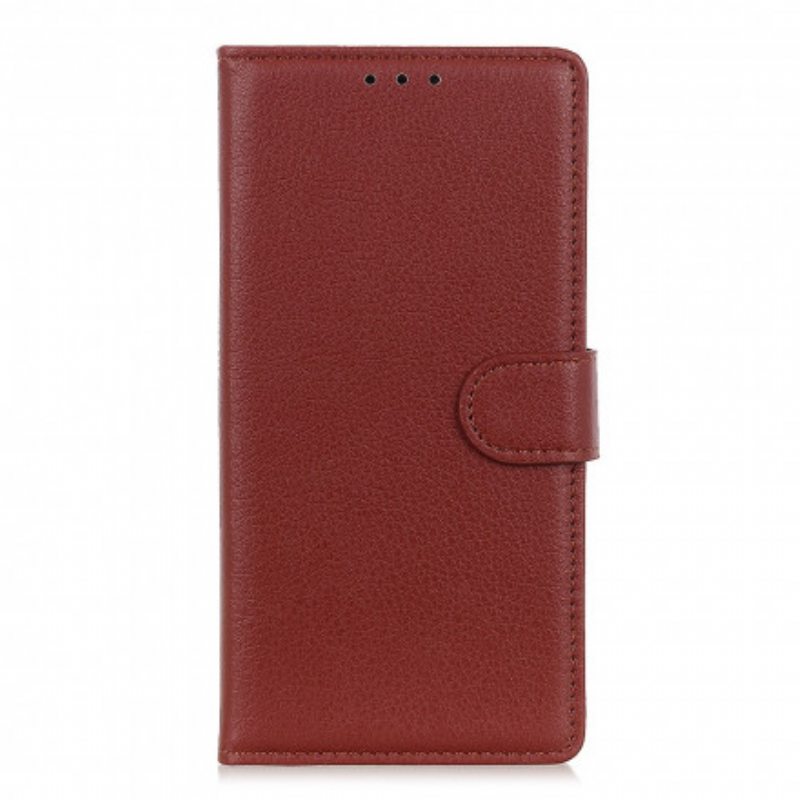 Flip Case Xiaomi Redmi Note 9T Perinteinen Litsi