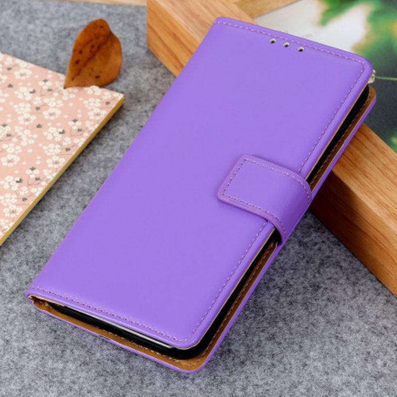 Flip Case Xiaomi Redmi Note 9T Tavallista Keinonahkaa