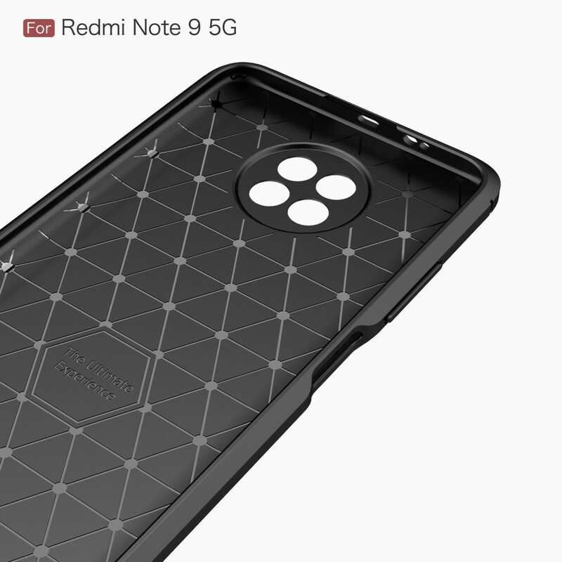 Kuori Xiaomi Redmi Note 9T Harjattua Hiilikuitua