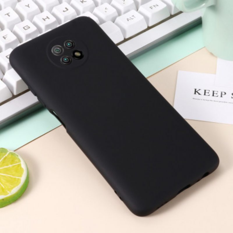 Kuori Xiaomi Redmi Note 9T Nestemäinen Silikoni Ja Kaulanauha