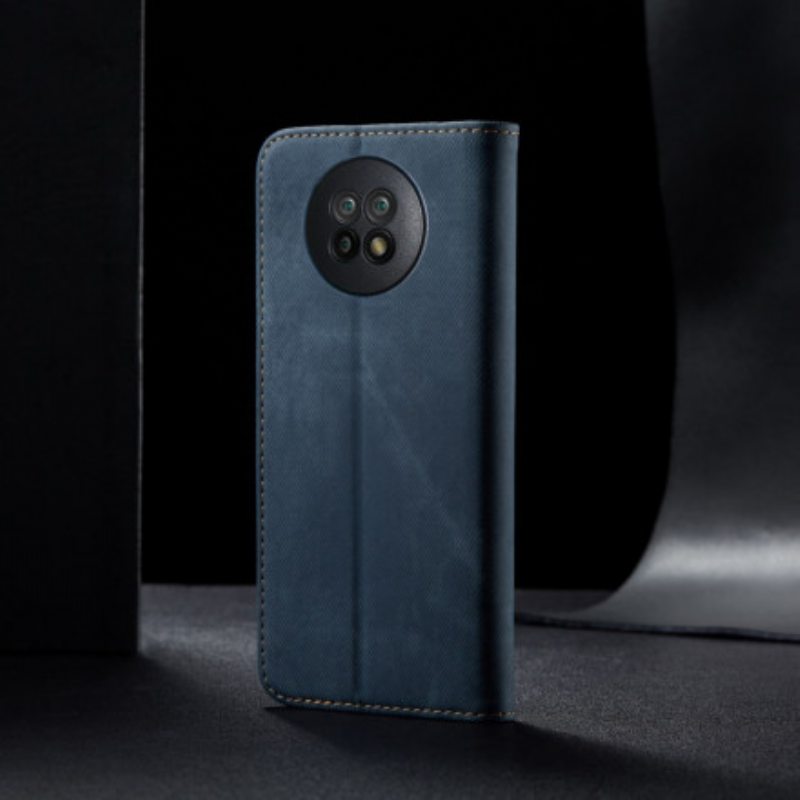 Puhelinkuoret Xiaomi Redmi Note 9T Kotelot Flip Denim Kangas