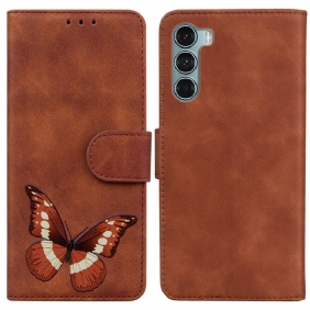 Nahkakotelo Moto G200 5G Skin Touch Butterfly