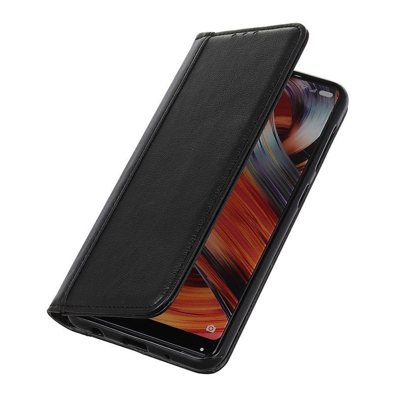 Puhelinkuoret Moto G200 5G Kotelot Flip Litchi Split Leather -versio