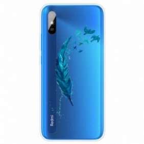 Case Xiaomi Redmi 9A Kaunis Sininen Sulka