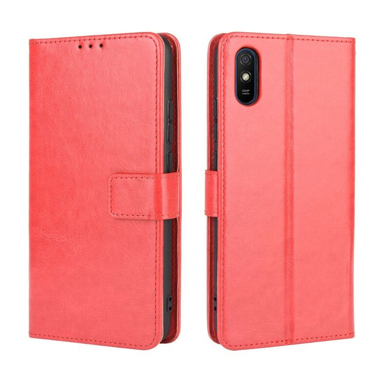 Kotelot Xiaomi Redmi 9A Näyttävä Keinonahka