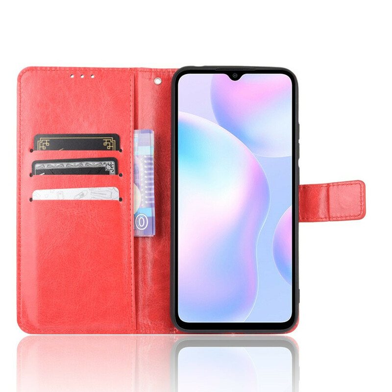 Kotelot Xiaomi Redmi 9A Näyttävä Keinonahka