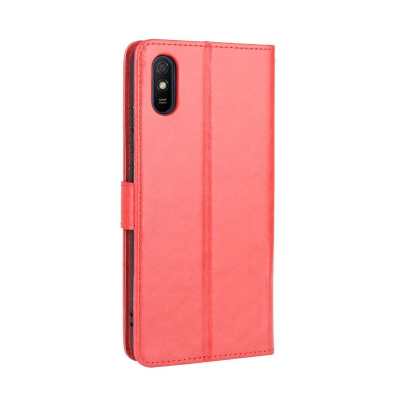 Kotelot Xiaomi Redmi 9A Näyttävä Keinonahka