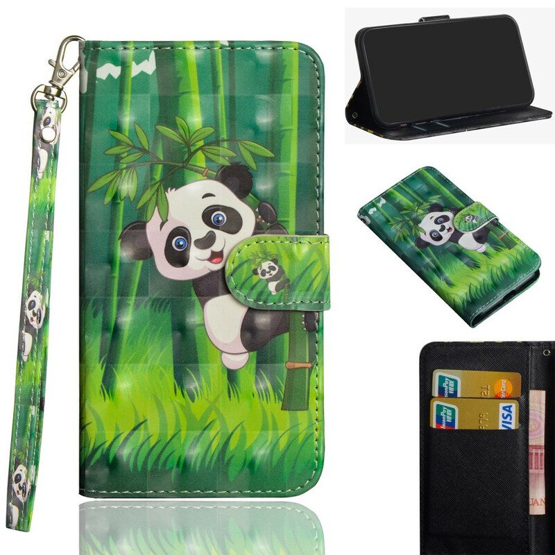 Kotelot Xiaomi Redmi 9A Panda Ja Bambu