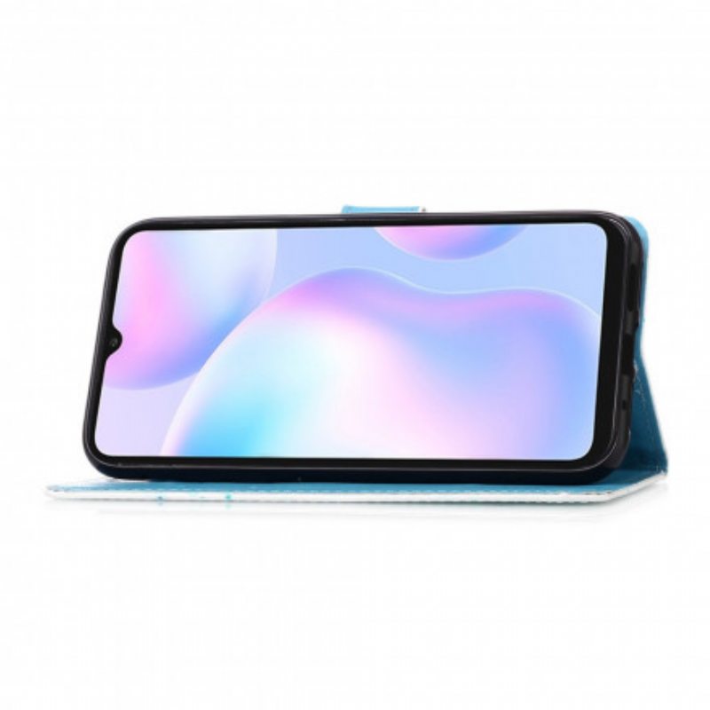 Kotelot Xiaomi Redmi 9A Suojaketju Kuori Love Butterflies Strappy