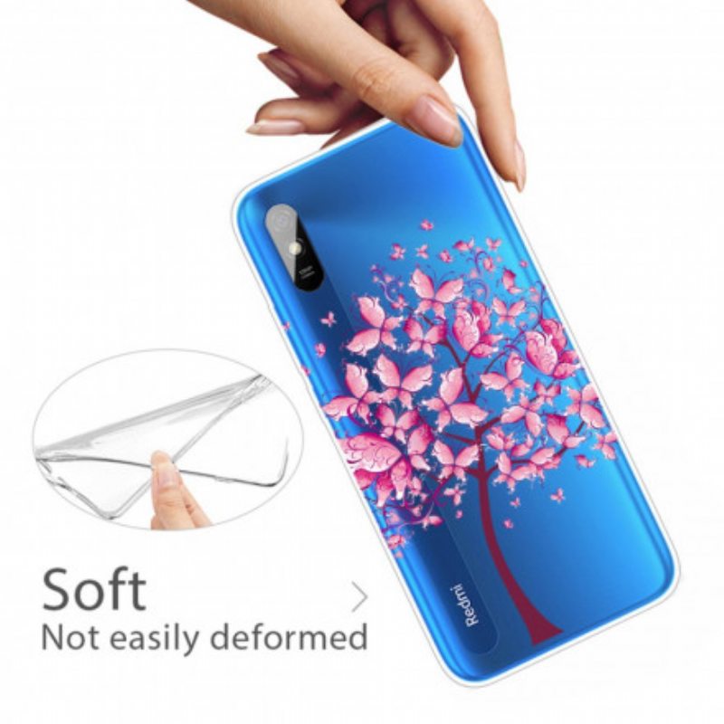 Kuori Xiaomi Redmi 9A Pinkki Puun Latva