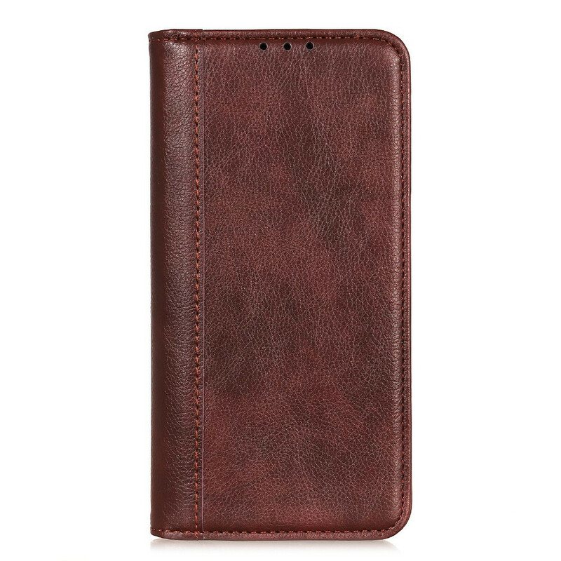 Puhelinkuoret Xiaomi Redmi 9A Kotelot Flip Litchi Split Leather -versio