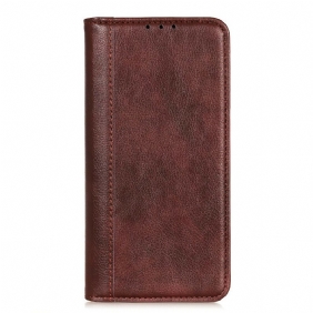 Puhelinkuoret Xiaomi Redmi 9A Kotelot Flip Litchi Split Leather -versio