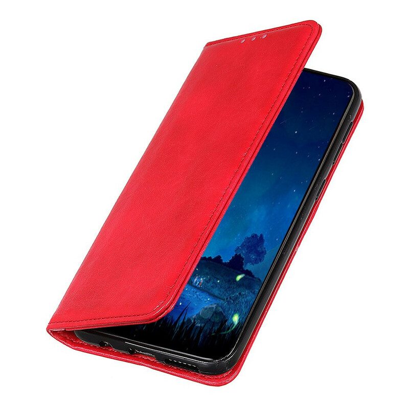 Puhelinkuoret Xiaomi Redmi 9A Kotelot Flip Teksturoitu Haljattu Nahka