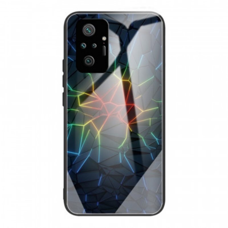 Case Xiaomi Redmi Note 10 Pro Geometria Karkaistu Lasi