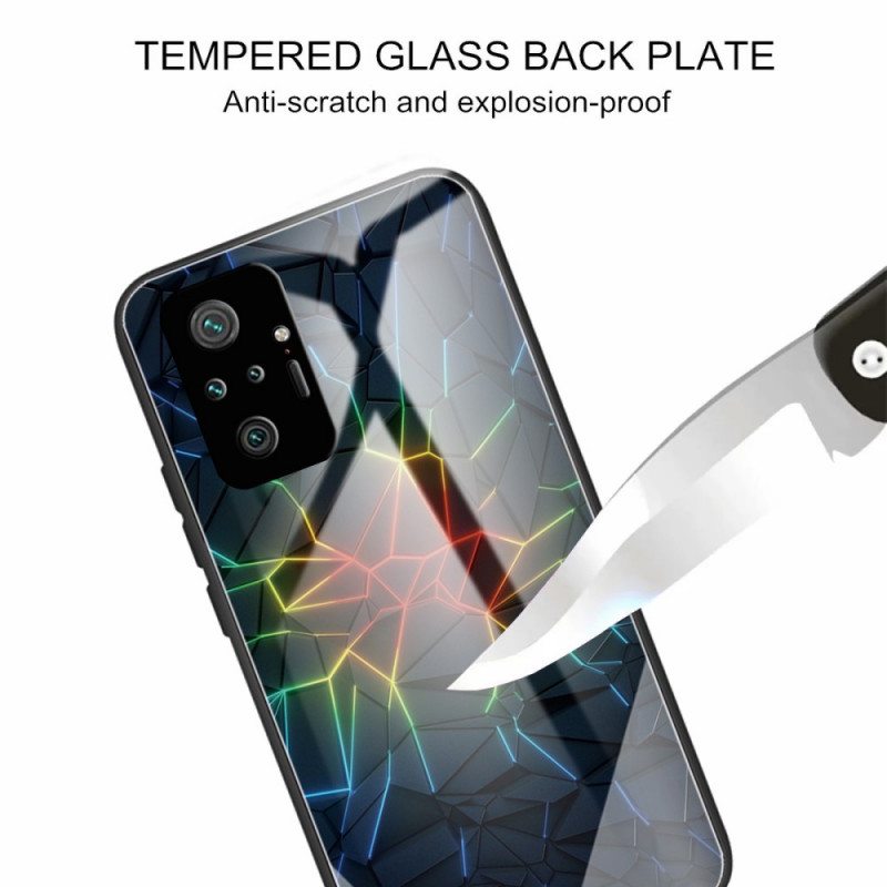 Case Xiaomi Redmi Note 10 Pro Geometria Karkaistu Lasi