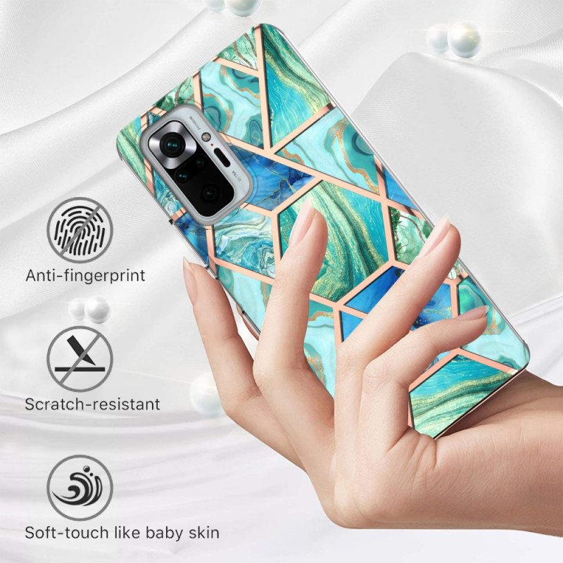 Case Xiaomi Redmi Note 10 Pro Intensiivinen Geometrinen Marmori