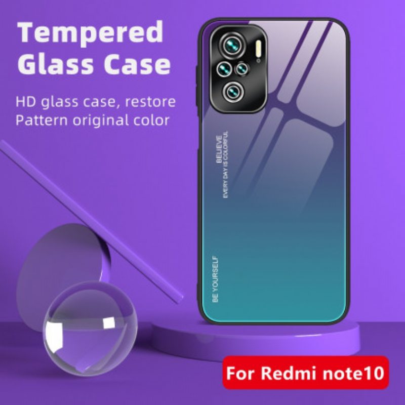 Case Xiaomi Redmi Note 10 Pro Karkaistu Lasi Ole Oma Itsesi