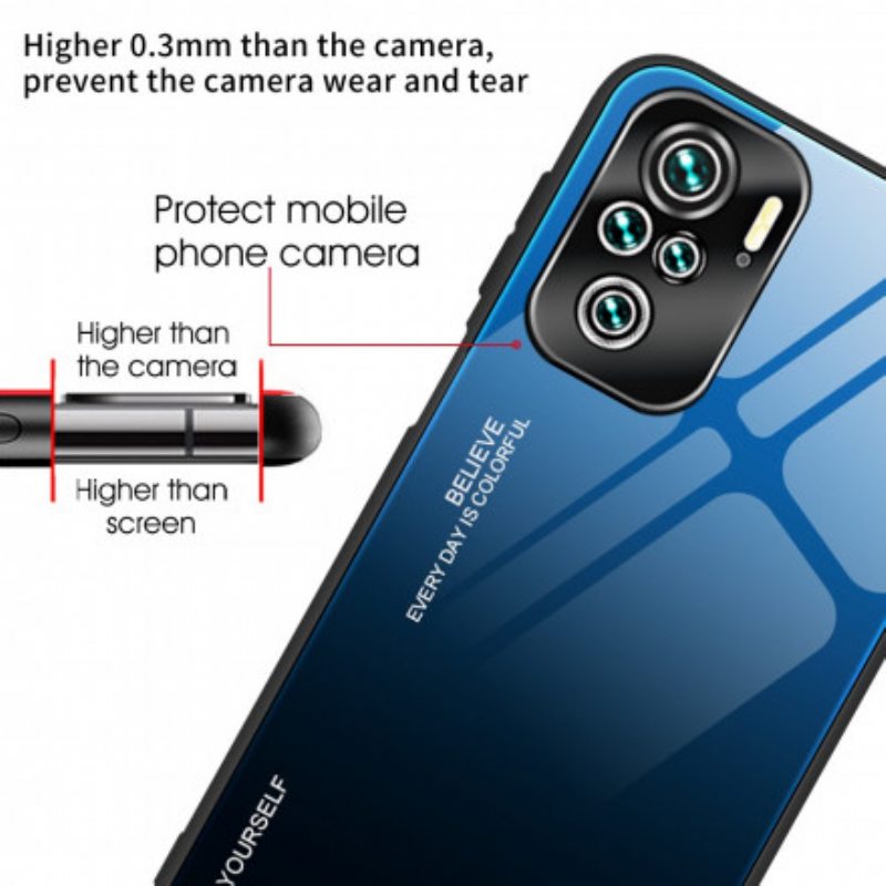 Case Xiaomi Redmi Note 10 Pro Karkaistu Lasi Ole Oma Itsesi