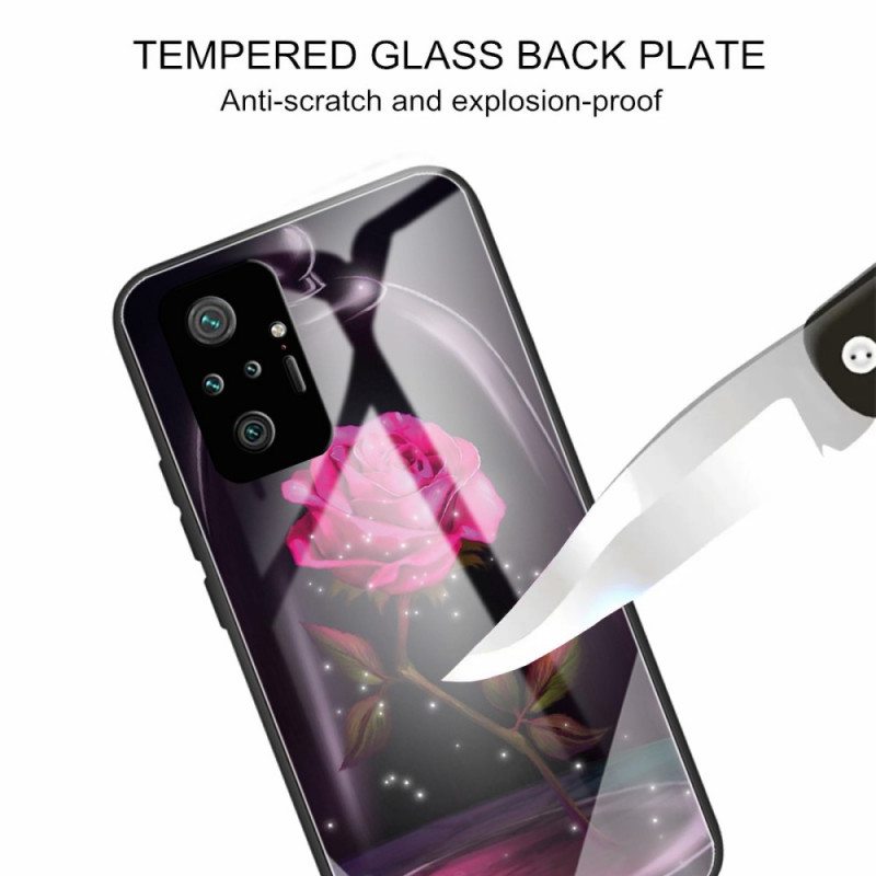 Case Xiaomi Redmi Note 10 Pro Magic Pink Tempered Glass