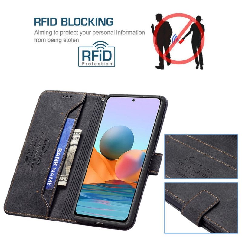 Kotelot Xiaomi Redmi Note 10 Pro Rfid Binfen Color